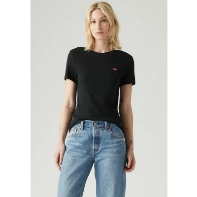 Abbildung von Levi&#039;s Essential Tshirt print, Damen, Größe: XS, Caviar