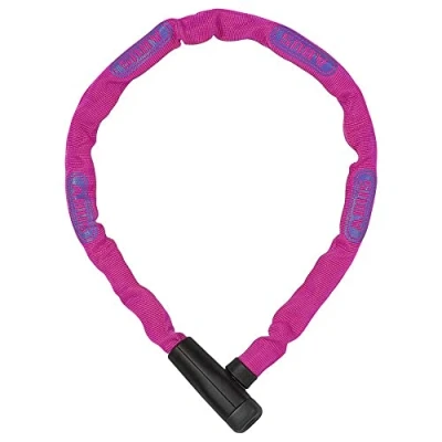 Abbildung von ABUS Kettenschloss Steel O Chain 5805K Fahrradschloss aus Stahl Sicherheitslevel 5 75 cm Pink
