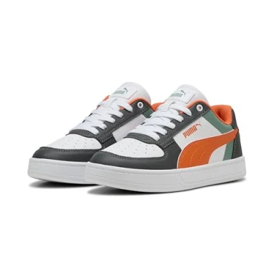 Abbildung von Puma Unisex Kinder Caven 2.0 Block Jr Sneaker, Green Moon Maple Syrup White, 36 EU