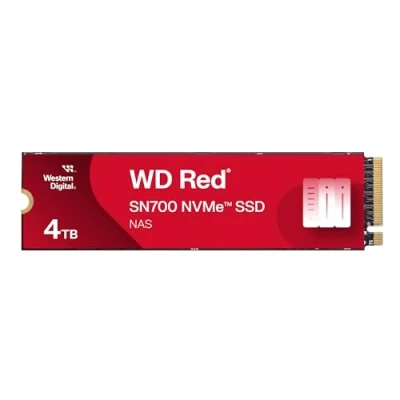 Abbildung von WD Red SN700 NVMe SSD 4 TB (SSD für NAS Geräte, 24/7‐NAS‐Workloads, Dauerhaltbarkeit von bis zu 5.100 TBW, Kompatibilität mit vielen Systemen)