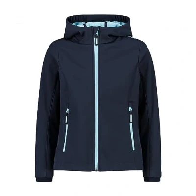 Abbildung von CMP Kid G Jacke mit fester Kapuze, B. Blauer Anis, 140