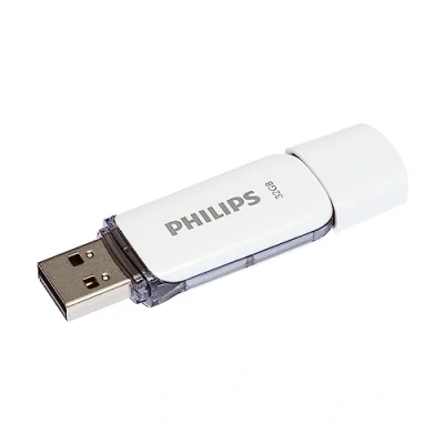 Abbildung von Philips Snow Edition 2.0 USB Flash Laufwerk Stick 32GB für PC, Laptop, Computer Data Storage, Lesegeschwindigkeit bis zu 23 MB/s