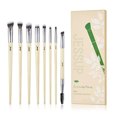 Abbildung von Jessup Pinselset Augenpinsel Set Augen Make Up Pinsel 8 Stück Lidschattenpinsel Augenpinselset Kosmetikpinsel Schminkpinsel Augenbrauen Eyeliner Eye Shadow Brushes T328