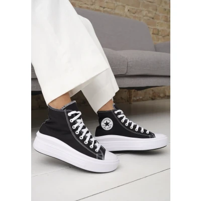 Abbildung von Converse Chuck Taylor ALL STAR MOVE Sneaker high, Damen, Größe: 36, White/natural ivory/black Textil