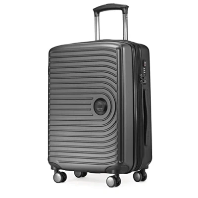 Abbildung von HAUPTSTADTKOFFER Mitte Handgepäck 55x40x23, TSA, 4 Rollen, Reisekoffer, Hartschalenkoffer, Rollkoffer, Handgepäckkoffer, Bordgepäck Koffer, Graphite