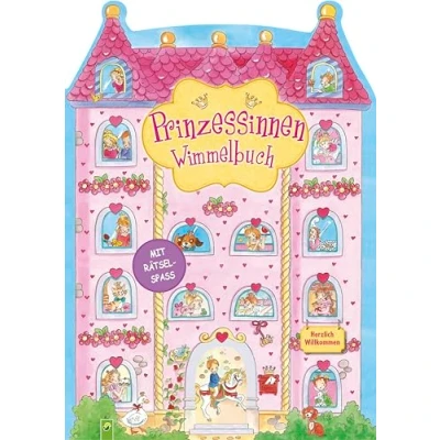 Abbildung von Prinzessinnen Wimmelbuch. Für Kinder ab 3 Jahren: Riesen Wimmelbuch mit Rätselspaß und Gucklöchern (Wimmelbücher)
