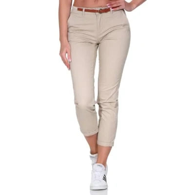 Abbildung von ONLY Womens Onlbiana Life Cotton Belt Chino Cc PNT Hose, Humus, 36/32
