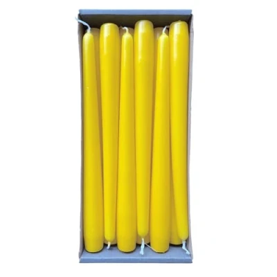 Abbildung von Nordring 12 Spitzkerzen 2,3 x 25 cm gelb