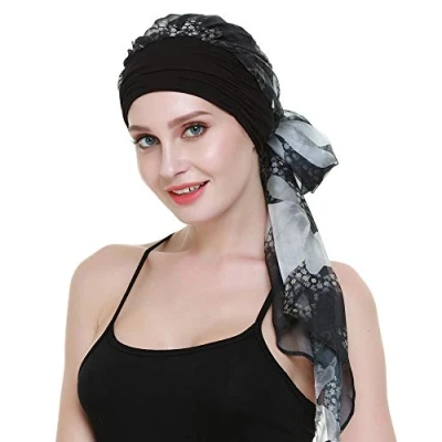 Abbildung von FocusCare Headwraps schals für Chemo Patienten Krebs Frauen Kopfbedeckung Geschenke haarausfall