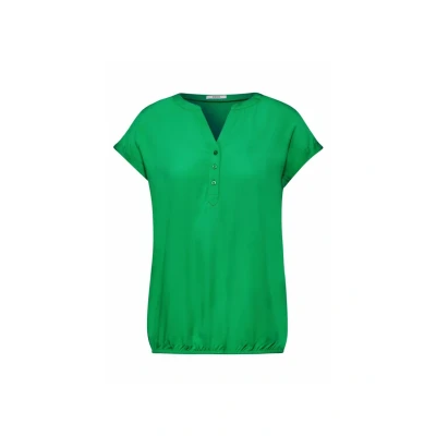 Abbildung von CECIL Damen B344828 Uni Viskose Bluse, Fresh Apple Green, XS