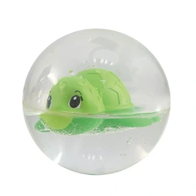 Abbildung von Simba 104010105 ABC Greif und Badeball, weicher, flexibler Ball, gefüllt mit Wasser, Schildkröte bunten Perlen, 8cm, ab 12 Monate