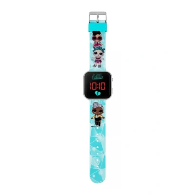 Abbildung von lol surprise Mädchen LED Uhr mit Silikonarmband LOL4531ARG, blau, Armband