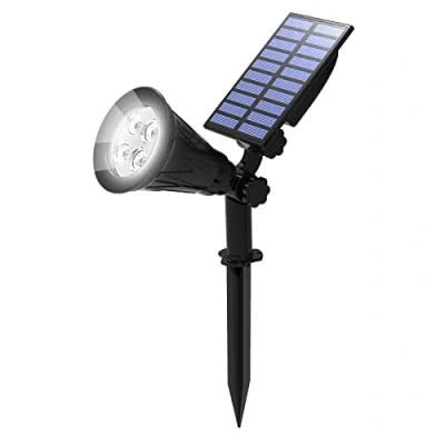 Abbildung von T SUN Solar Gartenleuchten, 2 in 1 Wasserdicht Drahtlos Outdoor Wandleuchte, Beleuchtungsmodi, Sicherheitsbeleuchtung.(Kaltes Weiß 6000K)