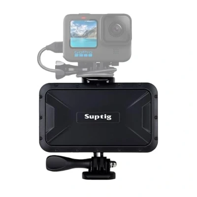 Abbildung von Suptig Tragbares Ladegerät 7800mAh Powerbank, kompatibel mit Gopro Hero 13/Hero 12/11/10/9/8/7/6/5/4/3 Session DJI osmo AKASO Cam