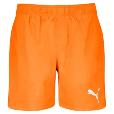 Abbildung von Puma SWIM BOYS Medium Length Badeshorts für Kinder, Größe: 164, Sun orange