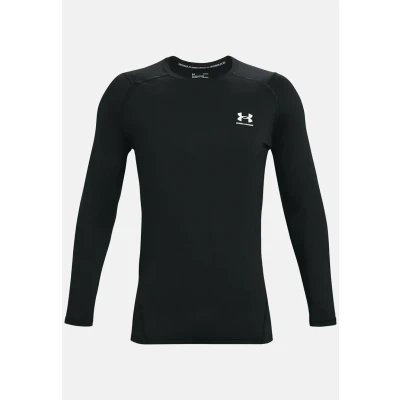 Abbildung von Under Armour HG Fitted LS Langarmshirt, Herren, Größe: XXL, Black