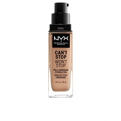 Abbildung von Nyx Professional Makeup CAN ́T STOP WON 24H Foundation Foundation, Damen, Größe: 30 ml, 43595 medium buff