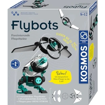 Abbildung von KOSMOS 621339 Flybots, faszinierende Flugobjekte, Technik Physik Experimentierkasten für Kinder ab 8 Jahre