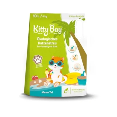 Abbildung von KittyBay Meow Tai ÖKO Katzenstreu klumpend und staubfrei, 10 Liter