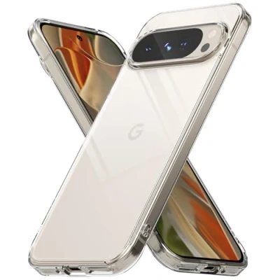 Abbildung von Ringke Fusion Case Kompatibel Mit Google Pixel 9 Pro XL Hülle, Langfristige Klarheit Kratzfest Stoßfest Hart Rücken Durchsichtige Handyhülle Clear