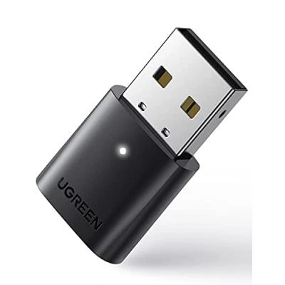Abbildung von UGREEN Bluetooth Adapter für PC, Stick Windows 11/10/8.1/7, USB Dongle Desktop Laptop, Maus, Tastatur, Kopfhörer, Controller (Schwarz)