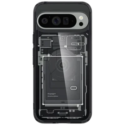 Abbildung von Spigen Ultra Hybrid Zero One TPU Back Cover Durchsichtig Google Pixel 9 Pro XL
