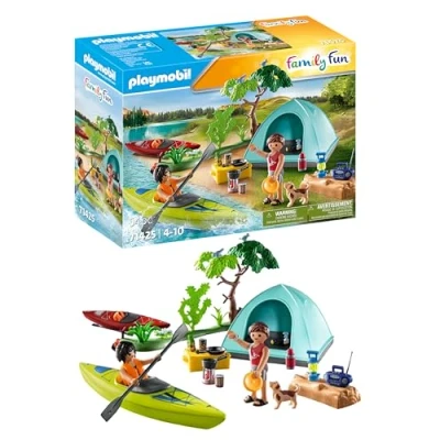 Abbildung von PLAYMOBIL Family Fun aufregendes Naturabenteuer am Zeltplatz Spielzeug für Kinder ab 4 Jahren 71425