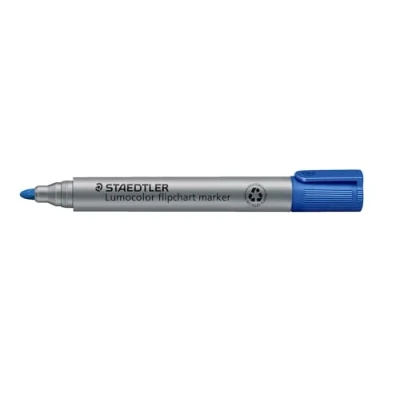 Abbildung von STAEDTLER Lumocolor 356 3 Flipchart Marker Rundspitze 10 Stück blau