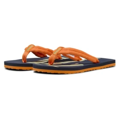 Abbildung von PUMA Epic FLIP V2 JR Flipflop, New Navy Pistachio Green ORANGE GLO, 37 EU