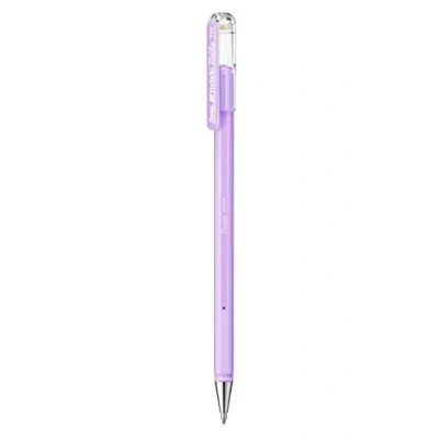 Abbildung von Hybrid Milky K108 PV Gel Tintenroller, pastell violett, Strahlend auf Hellen und farbigen Papieren, Strichstärke 0, 4 mm