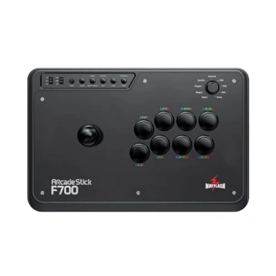 Abbildung von MAYFLASH Arcade Stick F700 für PS5, PS4, Switch, Windows, Apple, Android und mehr. Fight unterstützt kabelloses Bluetooth, 2.4G Empfänger kabelgebundene Verbindung
