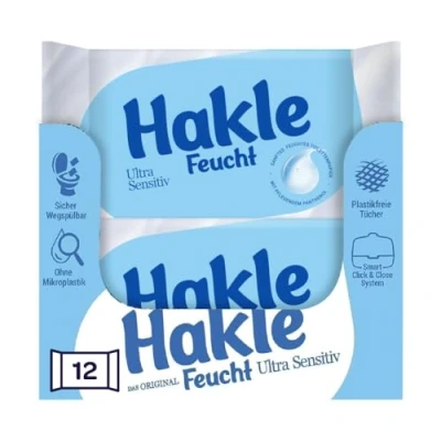 Abbildung von Hakle Feucht Ultra Sensitiv 12 Packungen