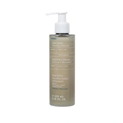 Abbildung von Korres Olympus TEA Detoxcleansing Cream Gesichtsreinigung, Größe: 200 ml, Neutral