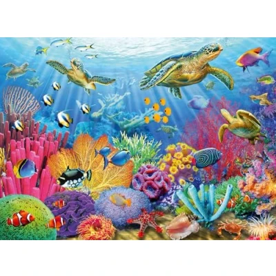 Abbildung von Ravensburger Puzzle 12000197 Tauchspaß Unterwasser 500 Teile für Erwachsene und Kinder ab 12 Jahren, mit Meeres Motiv