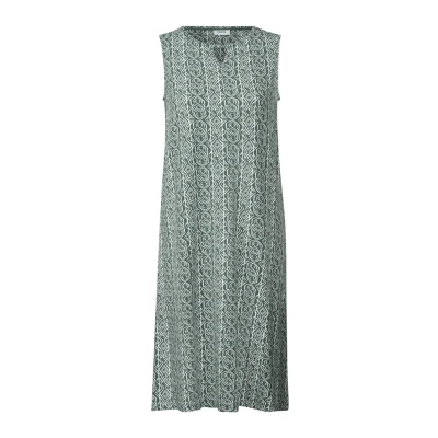 Abbildung von Cecil Gemustertes Jerseykleid, Damen, Größe: Large, Grün
