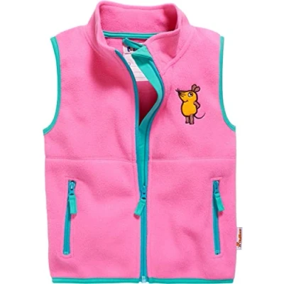 Abbildung von Playshoes Fleece Weste Unisex Kinder Outdoor Oberteil, pink Die Maus, 104
