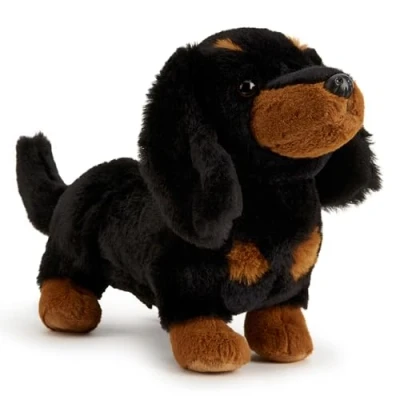 Abbildung von Zappi Co Daisy der Dackel Plüschhund (20 cm) Wursthund Delight Weich, Kuschelig, Recycelt Niedlicher Langer Freund