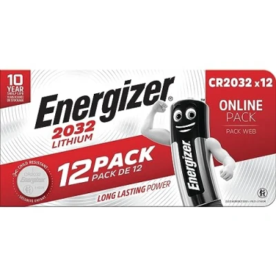 Abbildung von 12 x Energizer CR2032 Coin Lithium 3V Battery Batteries for Watches Torches Keys