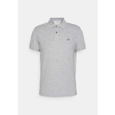 Abbildung von GANT SLIM Shield Poloshirt, Herren, Größe: Small, Grey