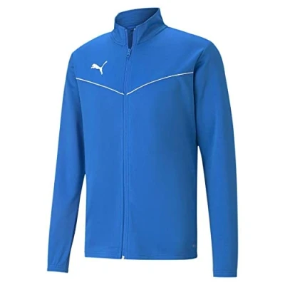 Abbildung von Puma Kinder teamRISE Training Poly Jacket Trainingsjacke, Electric Blue Lemonade, 140