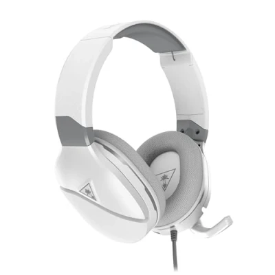 Abbildung von Turtle Beach Recon 200 Gen 2 Weiß Gaming Kopfhörer mit Verstärker PS5, PS4, Xbox Series XS, One, Nintendo Switch und PC