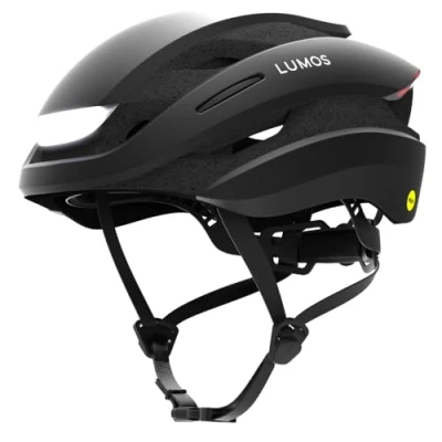 Abbildung von Lumos Ultra Smart Helm Fahrradhelm Vorder und Rücklicht (LED) Blinker Bremslichter Bluetooth Verbindung Erwachsene: Herren, Damen (Charcoal Black, Größe: M L) MIPS