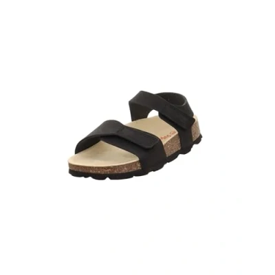 Abbildung von Superfit Jungen Fussbettpantoffel Sandale, Schwarz 0000, 34 EU Weit