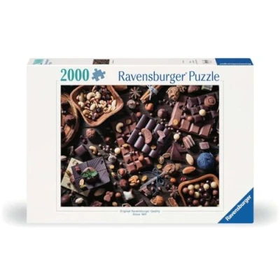 Abbildung von Ravensburger Puzzle 16715 Schokoladenparadies 2000 Teile für Erwachsene und Kinder ab 14 Jahren, Zilver