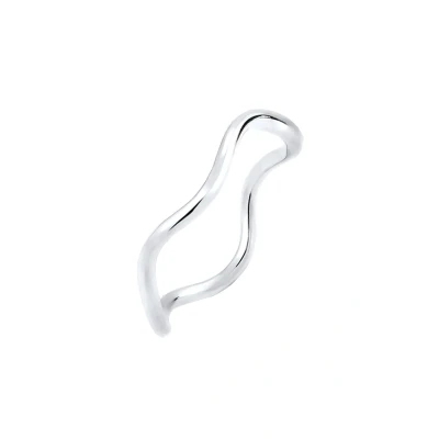 Abbildung von Elli WAVE Ring silvercoloured, Damen, Größe: 54, Silver coloured