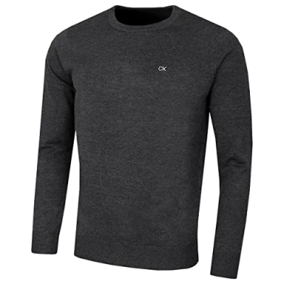 Abbildung von Calvin Klein Herren mit Rundhalsausschnitt Sweater Charcoal Marl XXL