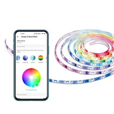 Abbildung von Tapo RGBIC LED Strip 5m, beschichteter Smart Streifen, 50 verschiedene Farbzonen Segmentcontrol, 16 Mio. Farben, kompatibel mit Amazon Alexa, Hey Google (Tapo L920 5)