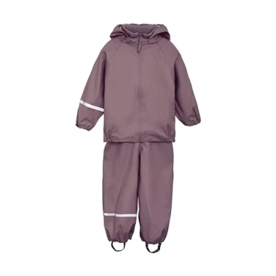 Abbildung von CeLaVi Unisex Kids Basic Recycle PU Rainwear Set, Moonscape, 80