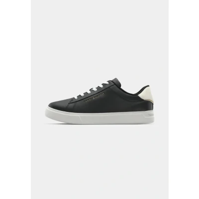 Abbildung von Tommy Hilfiger Essential Court Sneaker low, Damen, Größe: 37, Black Schuhe