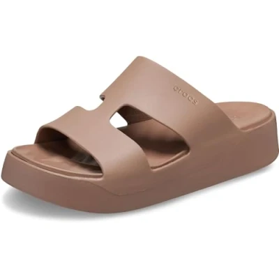 Abbildung von Crocs Herren Getaway Platform H Strap Sandalen, Latte, 36/37 EU